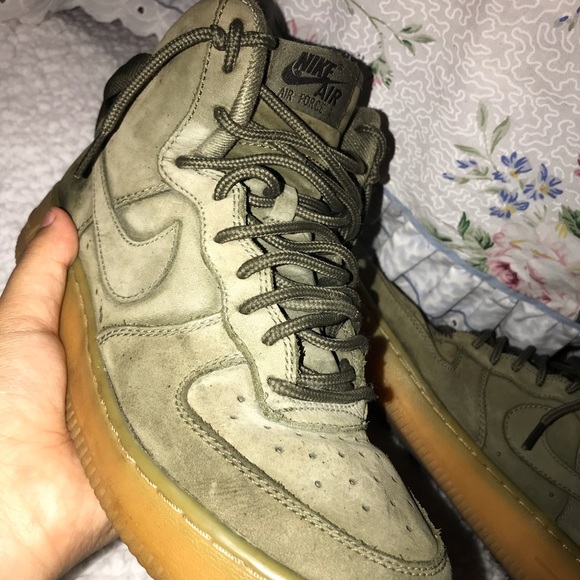 Green Suede Air Force 1st - Picture 2 of 9
